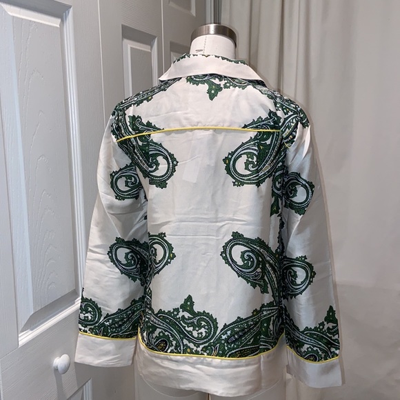 🎉HPx3🎉 J.Crew Drapey Button-up Shirt Paisley Print - Picture 7 of 12